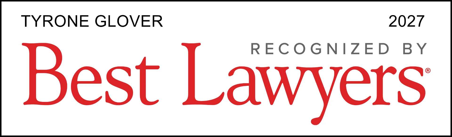 Best Lawyers award badge